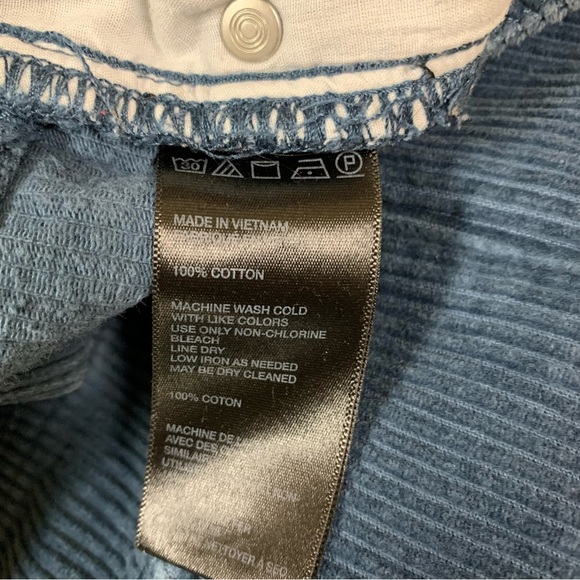 BDG Urban Outfitters Blue Corduroy Mom Jeans High Rise Tapered Leg 28 - Picture 7 of 7